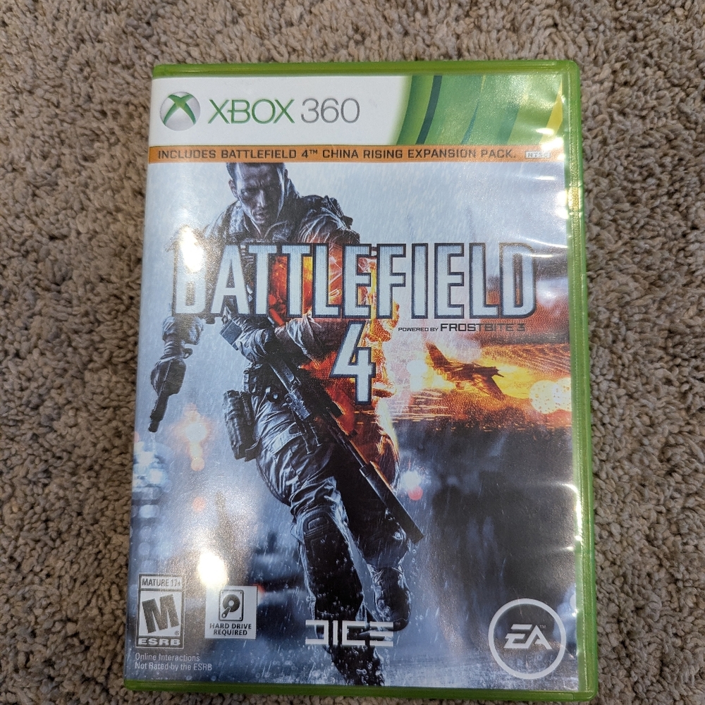 EUC Xbox 360 Battlefield 4 w/ China Rising Expansion Pack EA